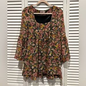 Cisie Floral Dress with Tie back